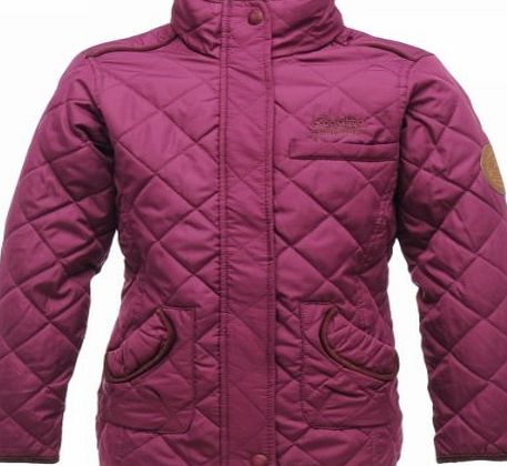 Regatta Girls Giddyup Insulated Jacket - Black Currant, 32 Inch