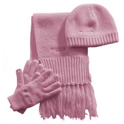 Ladies Sabina Hat, Glove and Scarf Set