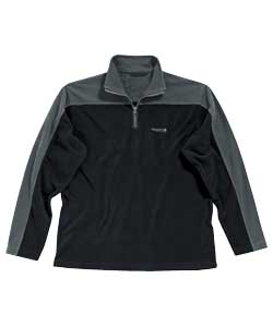 Mens Lasso Black Fleece Jacket - Extra Large