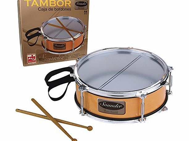 Reig Snare Drum with Drumsticks and Strap