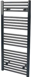 Reina, 1228[^]10044 Flat Ladder Towel Radiator Gloss Black