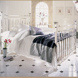 Relyon Regency- 6FT- Super Kingsize Nickel-Plated Bedstead
