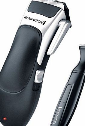 Remington HC366 Stylist Hair Clipper Set (Hair Clipper, Detail Trimmer, Scissors, Comb and Neck Brush), 25 Pieces