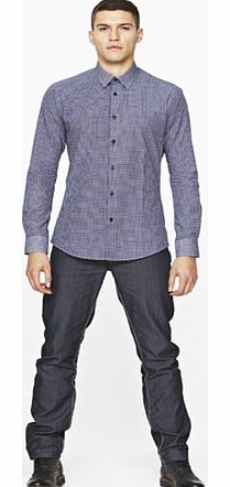 Mens Spot Print Long Sleeve Shirt