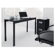 desk & filer, black