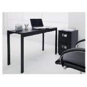 Reno Home Office Desk, Matt Black