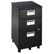 Tall Filing Cabinet, Black