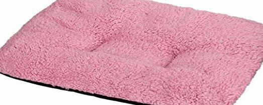 RenZhenDian 31*37cm Soft Warm Dog Puppy Cat Blanket Pet Cushion Sleep Mat by RenZhenDian (Pink)