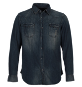 Mid Denim Look Shirt