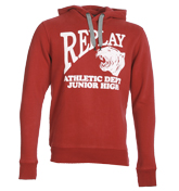 Red Hooded Sweatshirt