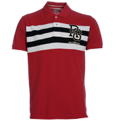 Red Pique Polo Shirt