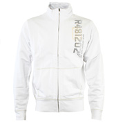 White Full Zip Sweatshirt