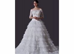 Retro Luxury Noble Organza Satin Lace