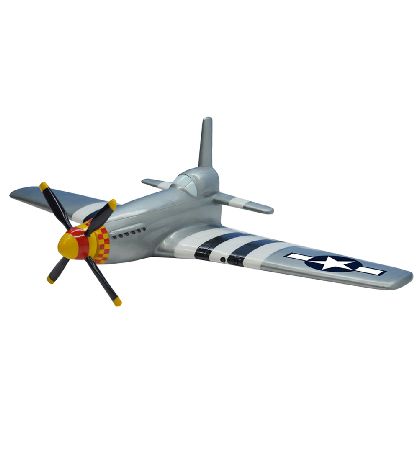 Retro P-51 Fighter Airplane 3D Wall Decor