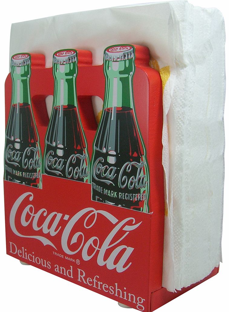 Wooden Coca-Cola Napkin Holder