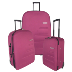 Revelation Lorenzo 3 piece 2 Wheeled nest set - Magenta