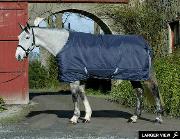 rhino Pony Stable Rug Medium Burgundy Tartan