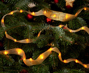 Lights 1 Metre String, Gold