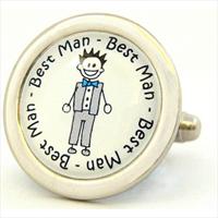 Richard Cammish Best Man Character Cufflinks by