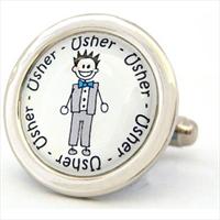 Richard Cammish Usher Character Cufflinks by