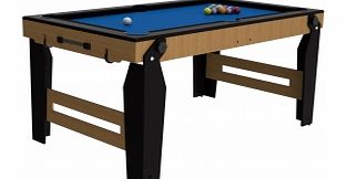 Riley 5 Rolling, Lay Flat 5 Folding Pool Table