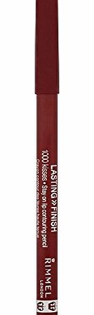 Rimmel 1000 Kisses Lip Liner - Black Tulip