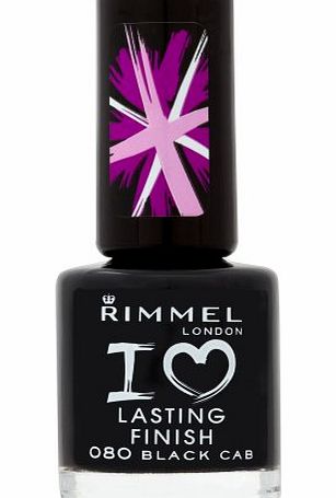 Rimmel I Love Lasting Finish Nail Polish, Black Cab