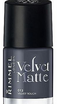 Rimmel Velvet matte Nail Polish sumptuous red