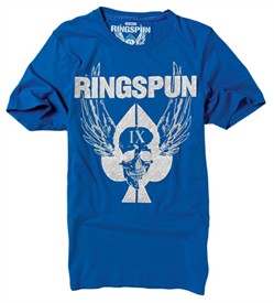 Mens Martin Embellished T-Shirt Royal