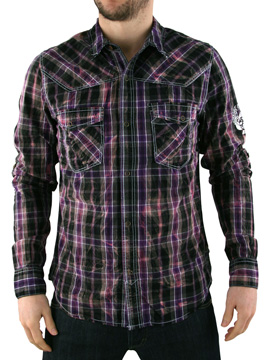 Violet Mingo Check Shirt