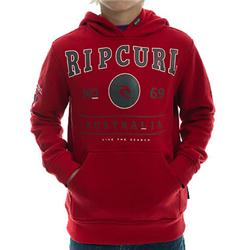 Boys Shock Up Fleece Hoody - Pompeian Red