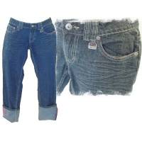 GIRLS BALI WRINKLES LOTTORY 3/4 JEANS