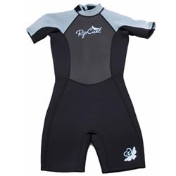 Girls Classic Junior Shorty Wetsuit -Blue