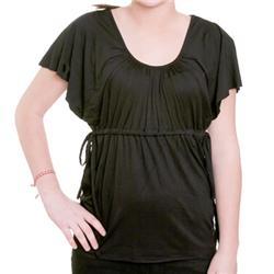 Ladies Kanti Top - Solid Black