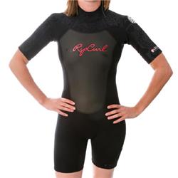 Ladies Long Island Shortie Wetsuit - Blk