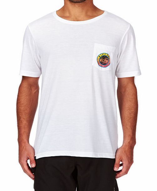 Rip Curl Mens Rip Curl Retro Short Sleeve Surf Tee - White