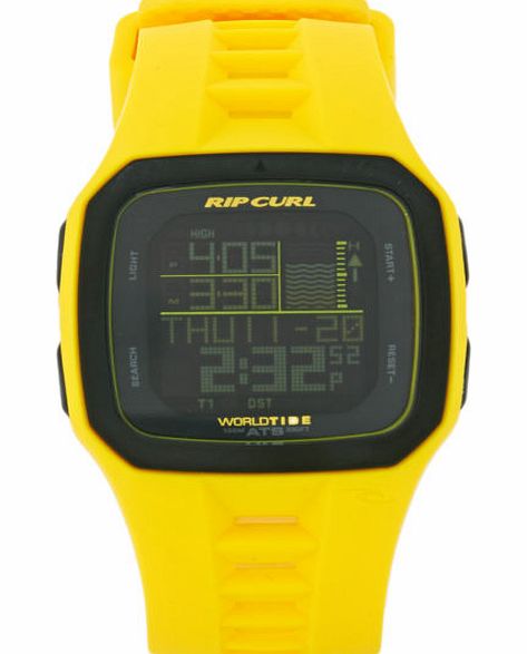 Rip Curl Mens Rip Curl Trestles Pro W/tide Watch - Fluro