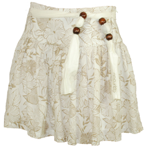 Ripcurl Ladies Ladies Ripcurl Flowery Lake Skirt. Optical White