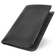 Rita Botta Black Genuine Leather Breast Card Holder Wallet