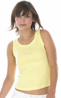 River Island crew neck vest (lemon)