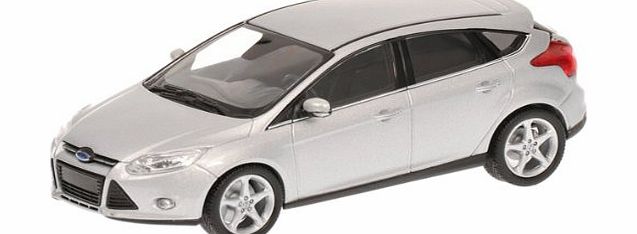 FORD FOCUS 2011 5 DOOR SILVER 1/43 SCALE DIECAST MODEL