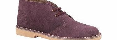 Roamer 3 EYELET DESERT BOOT - Plum - Plum - size 6 UK