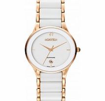 Roamer Ladies Ceraline Saphira White Ceramic Watch