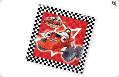 the Racing Car Napkins - Set of 16