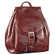 Brown Leather Backpack