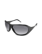 Antigone - Oversized Reptile Temple Plastic Sunglasses