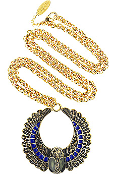 Roberto Cavalli Scarab beetle necklace