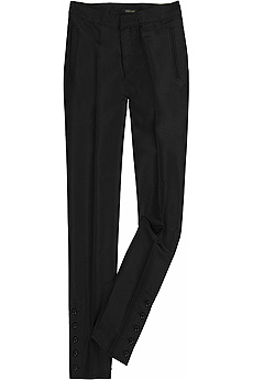 Roberto Cavalli Shantung skinny leg pants