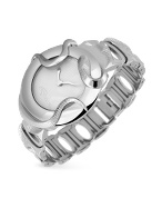 Roberto Cavalli Snake - Stainless Steel Round Case Dress Watch