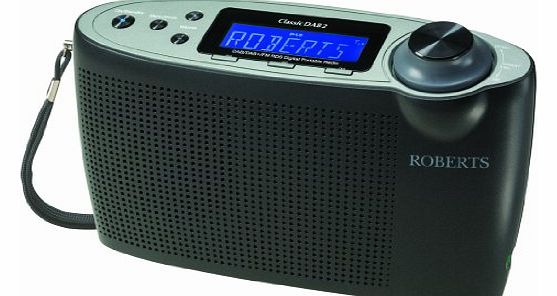 Roberts Classic DAB2 DAB/DAB+/FM Digital Radio with Simple Presets - Black